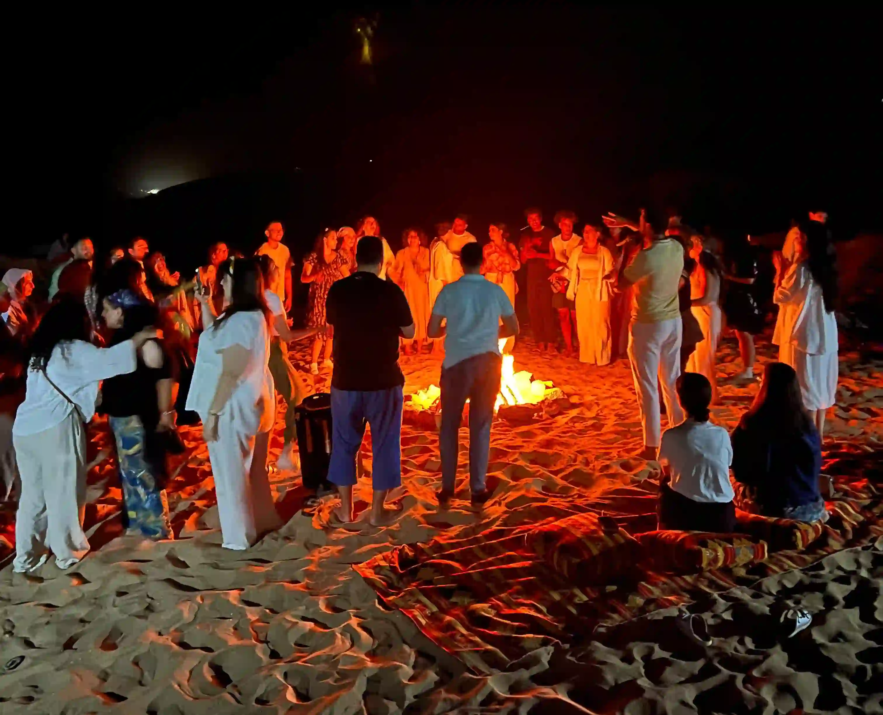 Traditional Moroccan Tea Session in Timlalin Dunes – An Authentic Cultural Experience Near Agadir